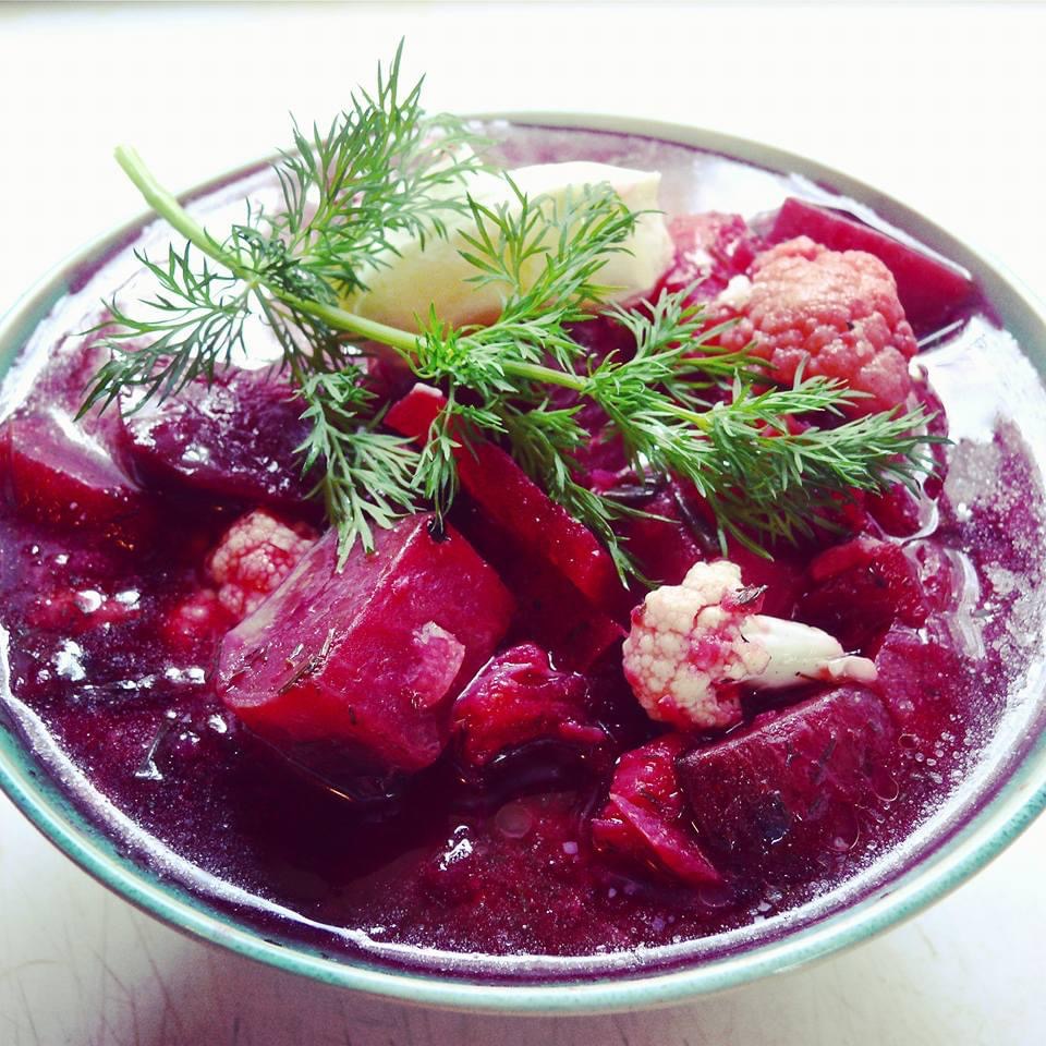 Czech plate special featuring traditional items